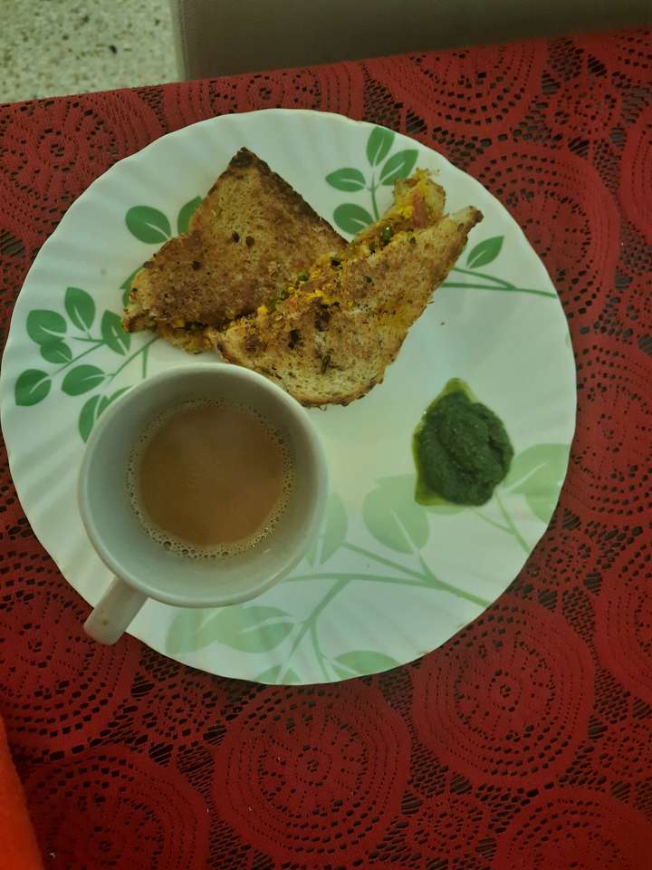 paneer bhurji sandwich 