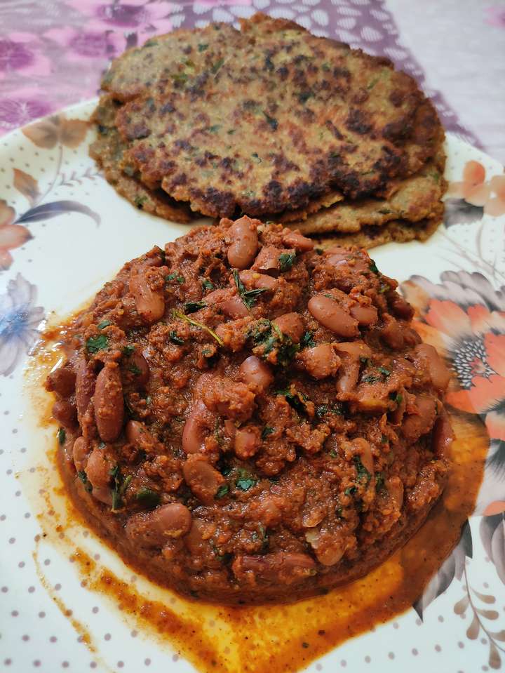 Rajma Masala (Oil free) (One pot meal)