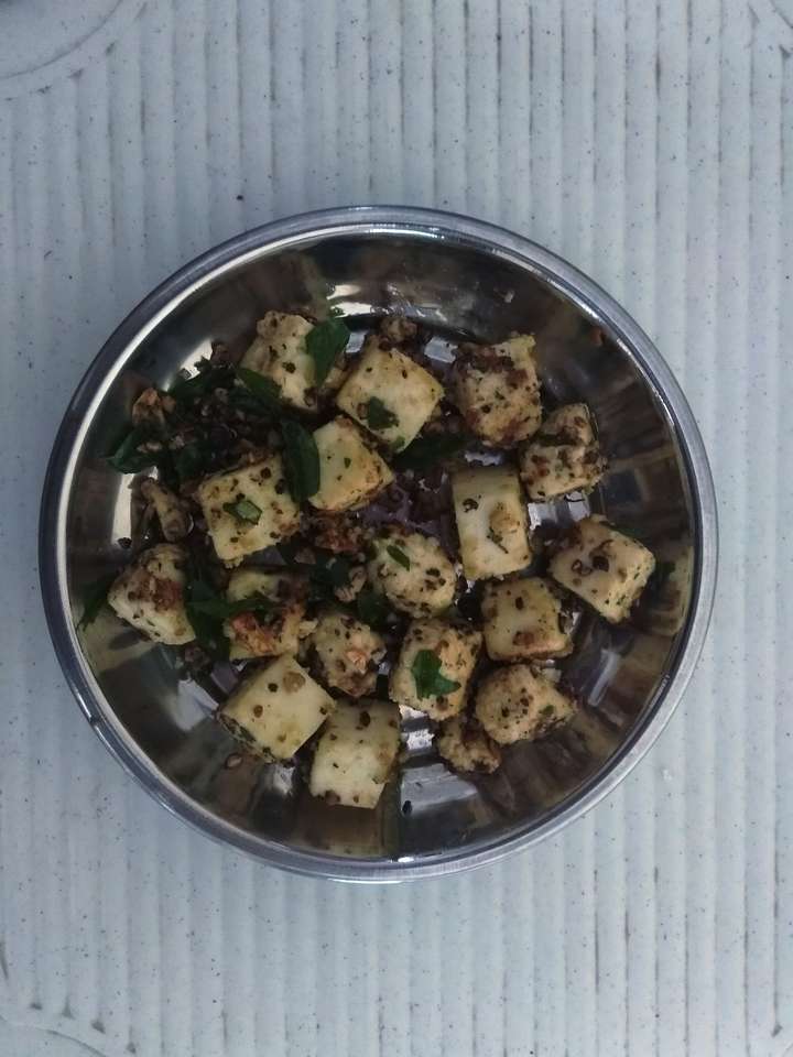 Paneer Garlic Pepper dry