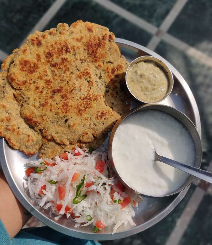 Soya & Wheat flour parathas