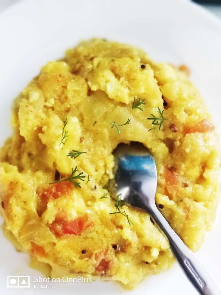 Protein packed breakfast :- Paneer Upma