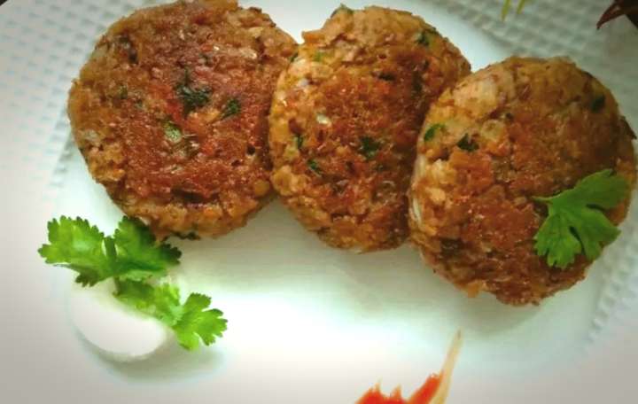 chhole soya paneer tikki
