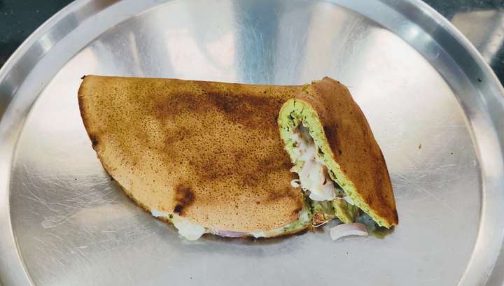 Green Rice Omellete