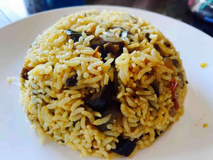 Brinjal ( Egg plant) rice