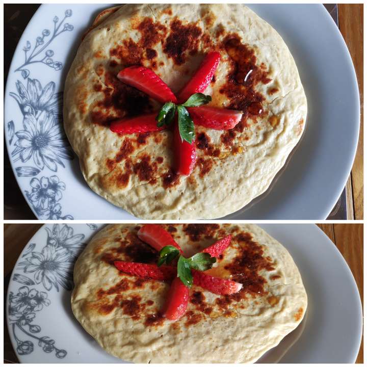 Protein Pancakes using Soy flour and white eggs