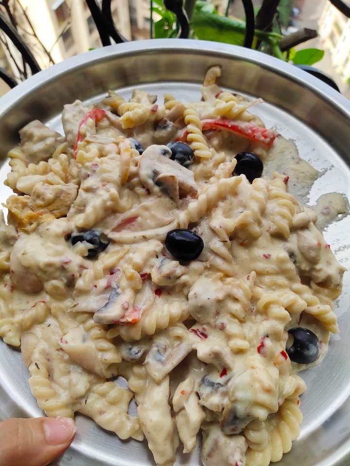 White Sauce Pasta (no cheese)
