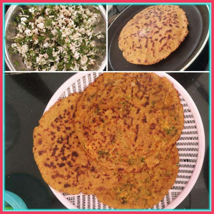 Aloo paneer soya paratha