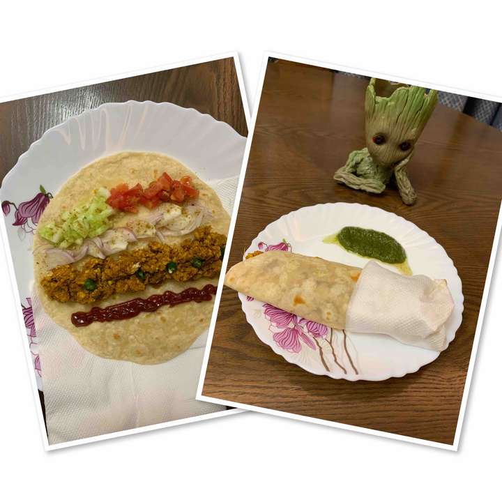 Chicken Keema Role