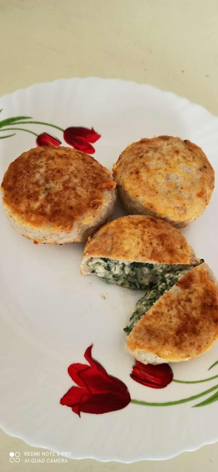 Stuffed chicken cutlets (Keto) 