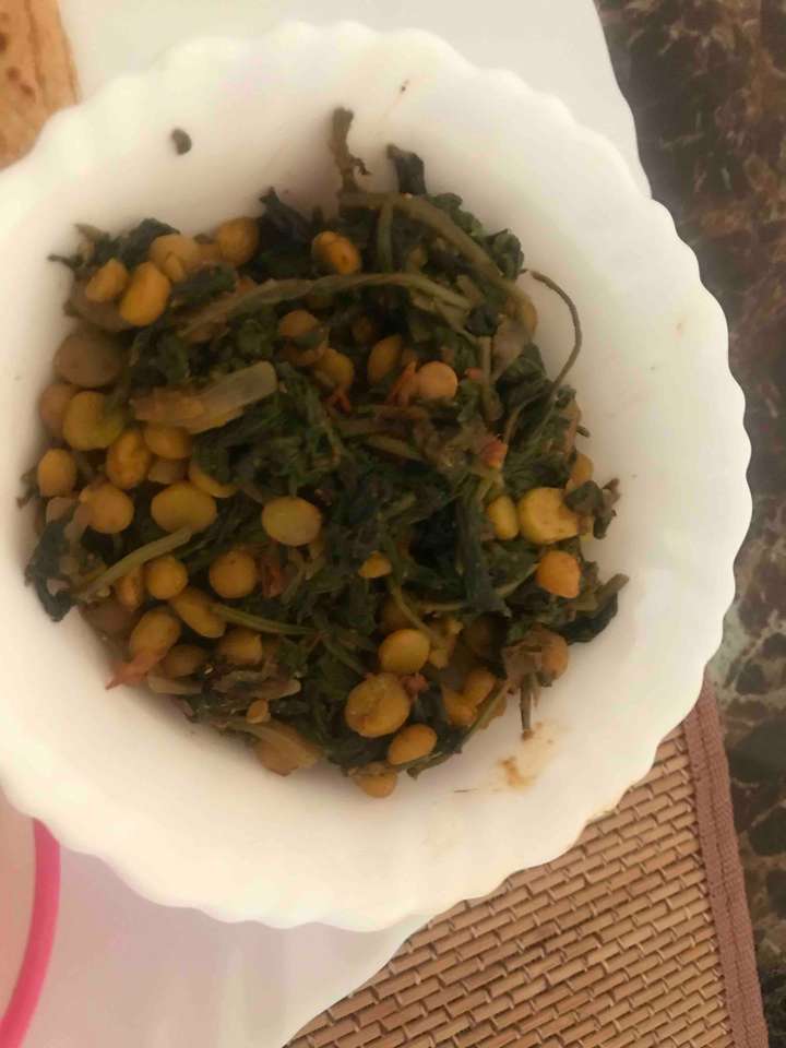 Chana palak dal