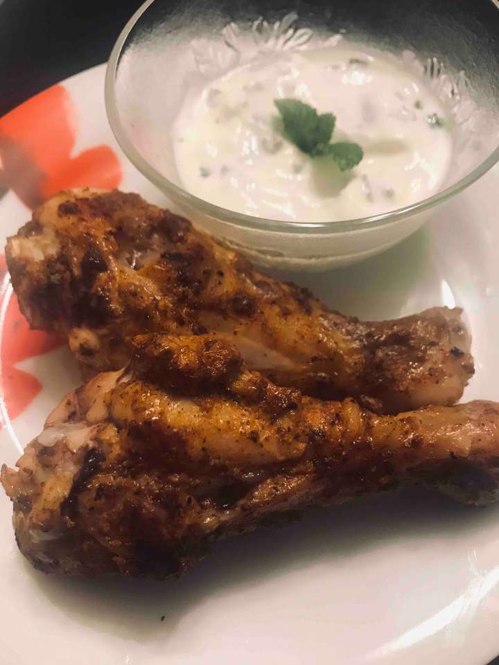 Spicy Grilled Chicken Drumsticks
