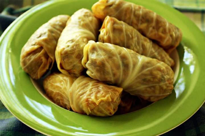 cabbage chicken rolls