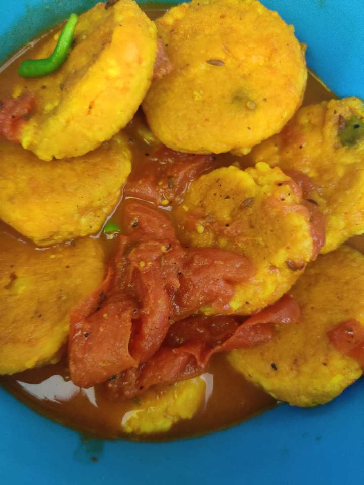 Dal and Paneer ke Kofte curry