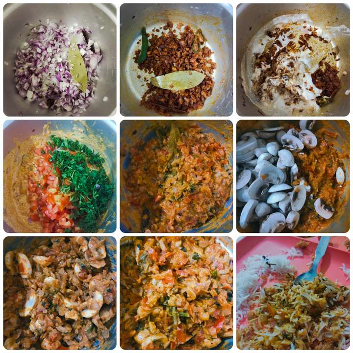 Mushroom curry, a lip-smacking one