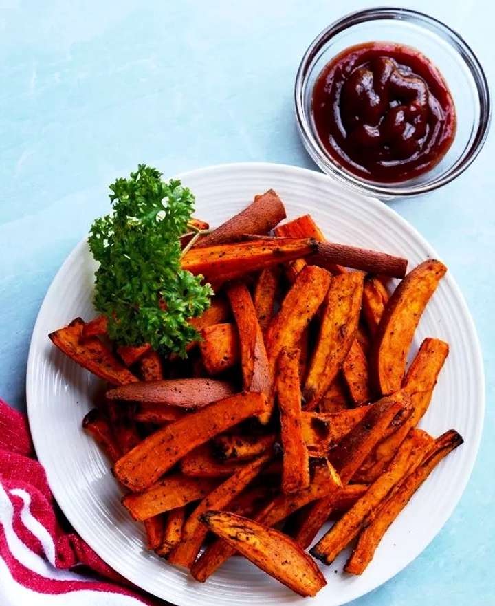 Airfried sweet potato fries