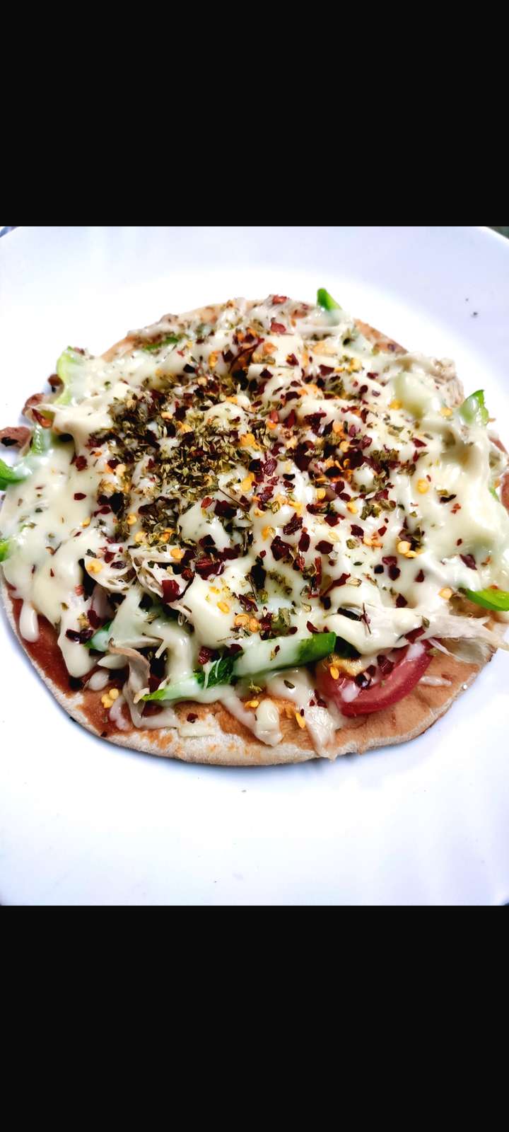  Thin Crust Chicken Pizza 🍕