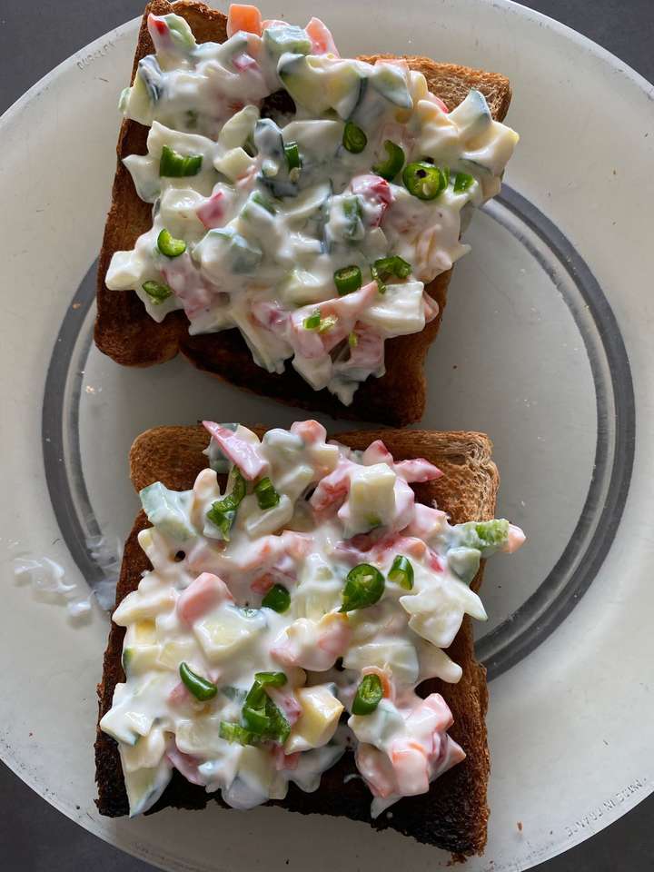 Hung curd Sandwich 