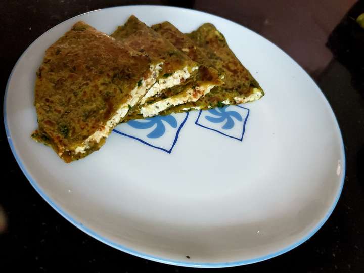 MethiThepla Paneer Quesadilla 