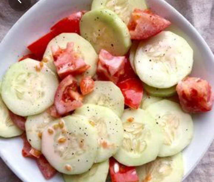 cucumber tomato salad