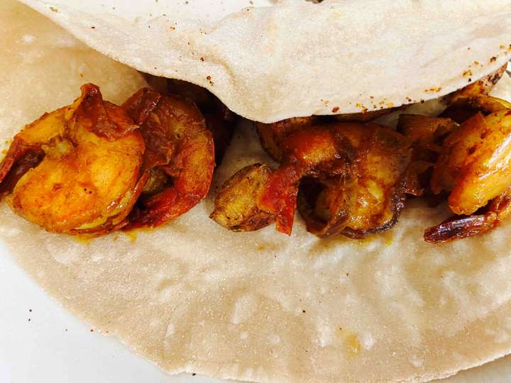 Prawn Potato Taco