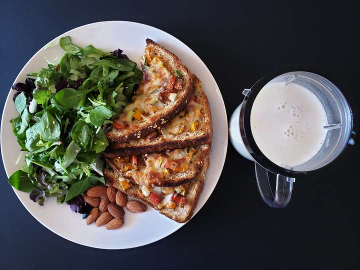 veg cheese toast