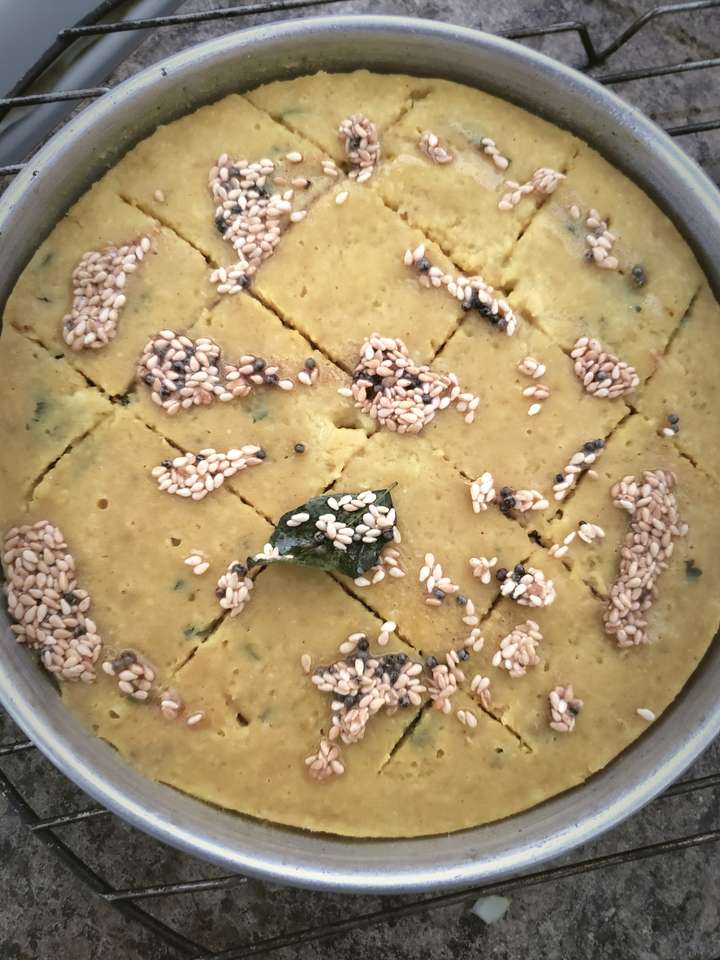 Soya besan Dhokla