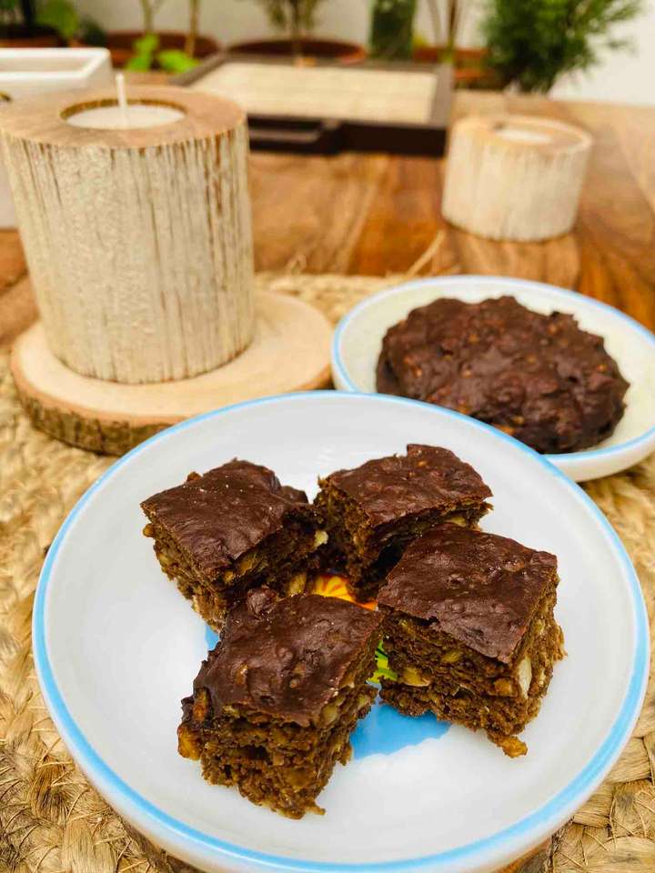 high protein chickpea brownie 