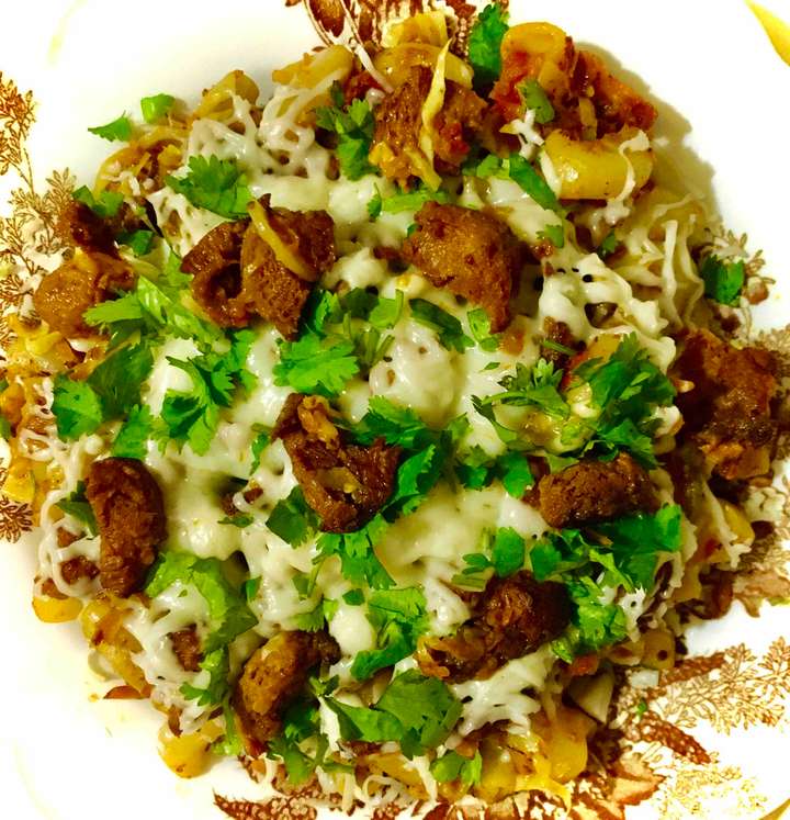 Cheesy Soya Pasta