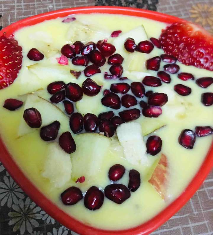 Fruit custard