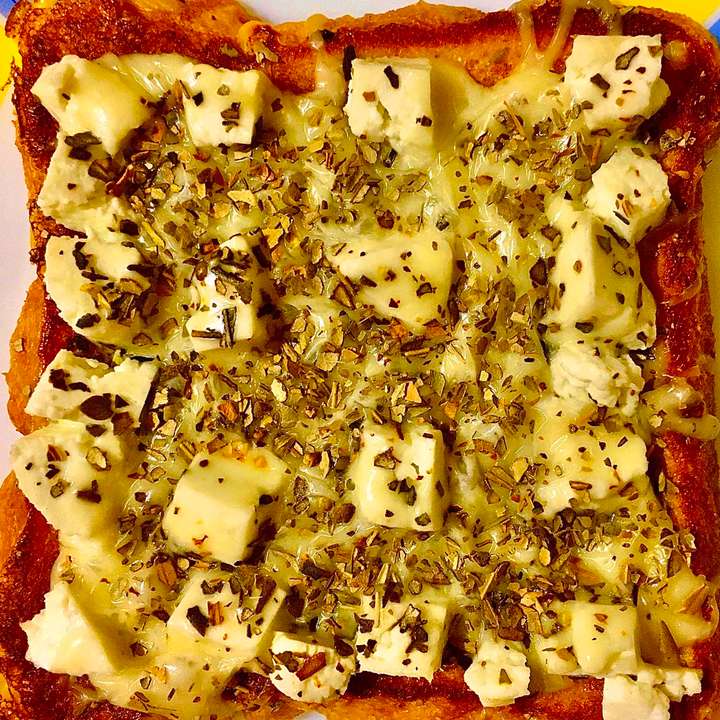 Cheese mix French toast 