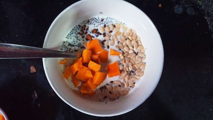 Chia seeds pudding 🧡