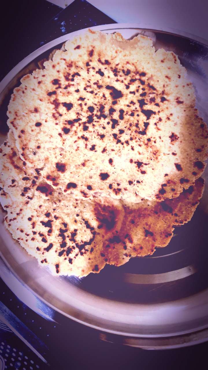 soya flour roti