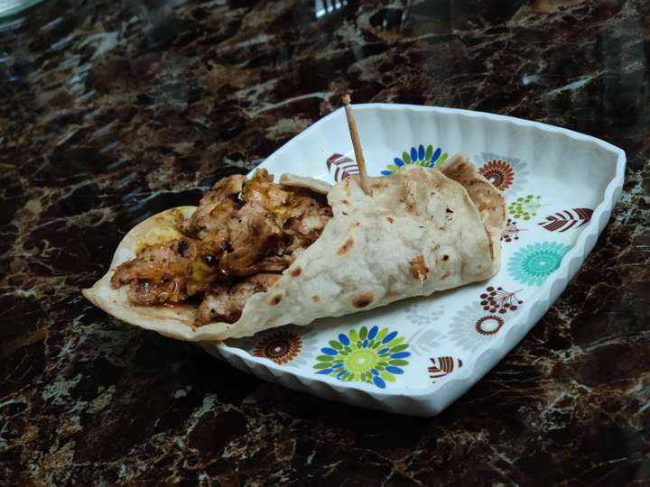 Quick chicken wrap