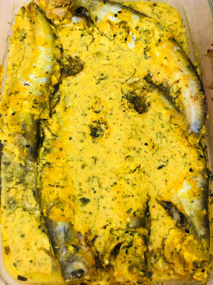 Baked fish 