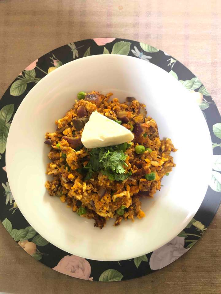 Bread Anda Poha