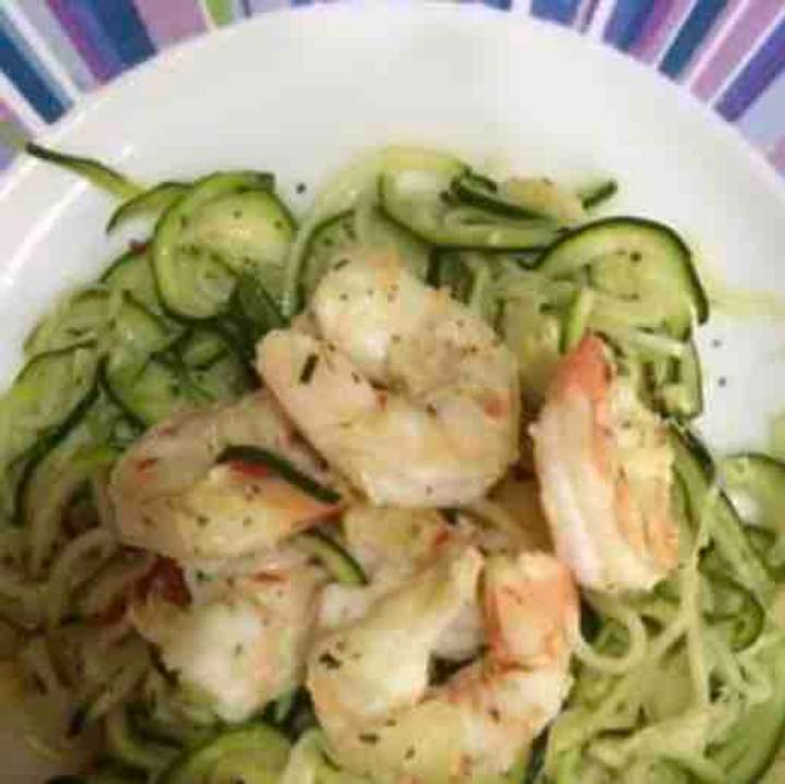 Chilli Prawn Zucchini Pasta