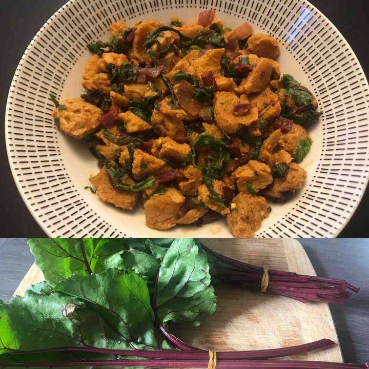 Soya Beet Greens Fry