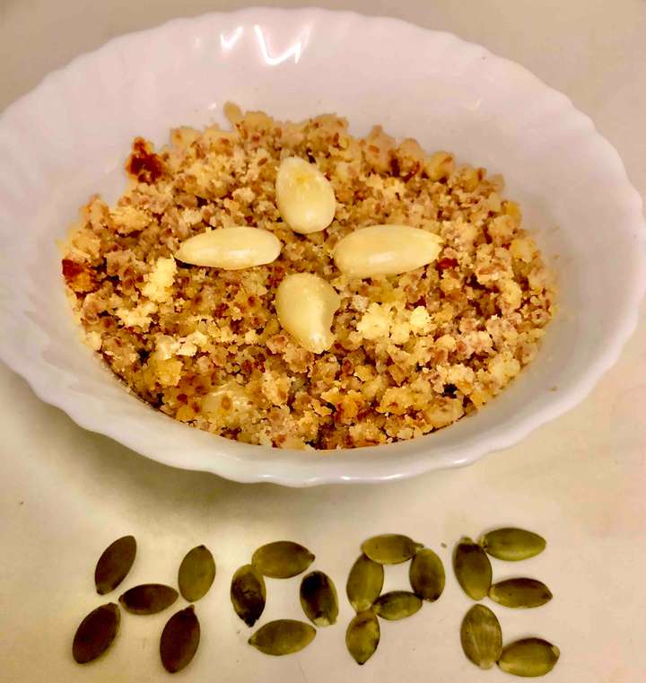 Paneer halwa with halon seed-Paneerprothalon halwa