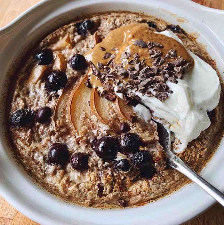Pear, Blueberry & Cinnamon Proats