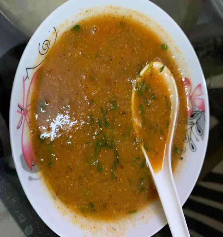 Dhudhi tomato soup