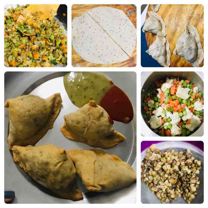 Veggie samosas 