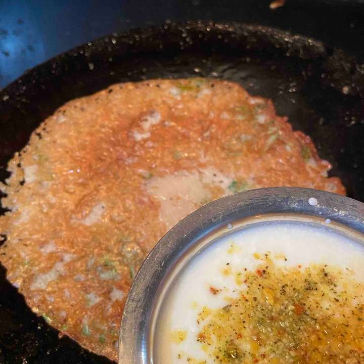 Soya chunks flour dosa