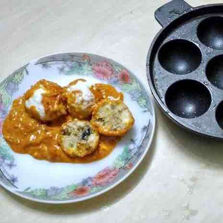 Malai kofta using appe pan 