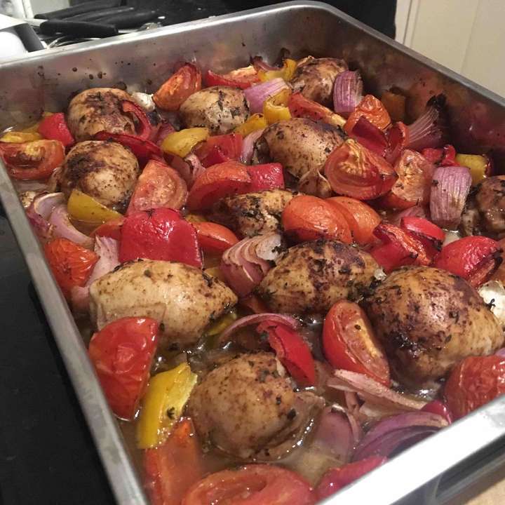 Portuguese Tray-baked Chicken