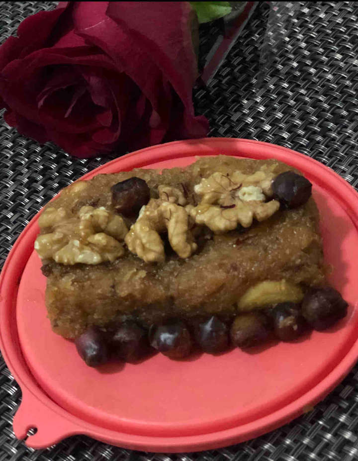 Apple date barfi