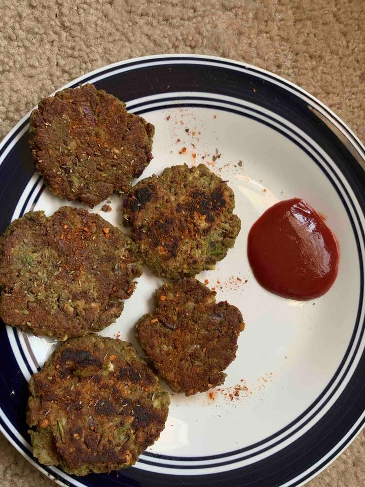 Hariyali rajma tikkis