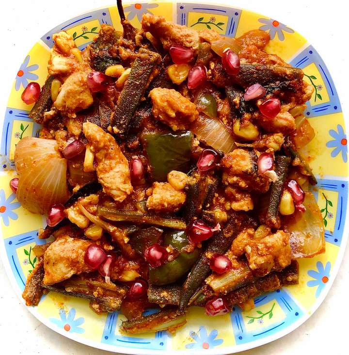 Okra Chicken Mix 