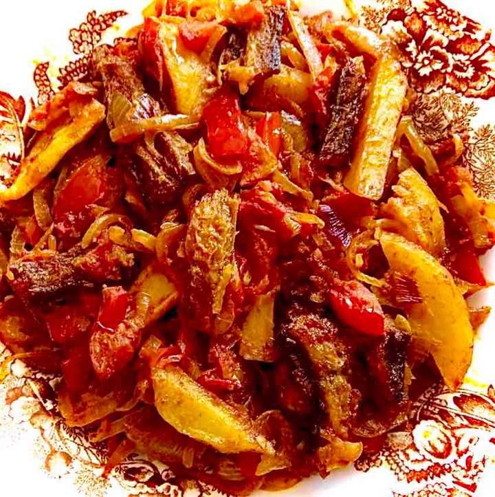 Bombil/Dry bombay duck stir fry