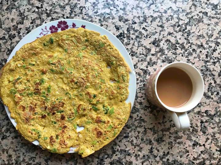 oats-egg omelette for Breakfast 
