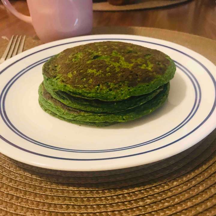 Oats & Spinach Pancake